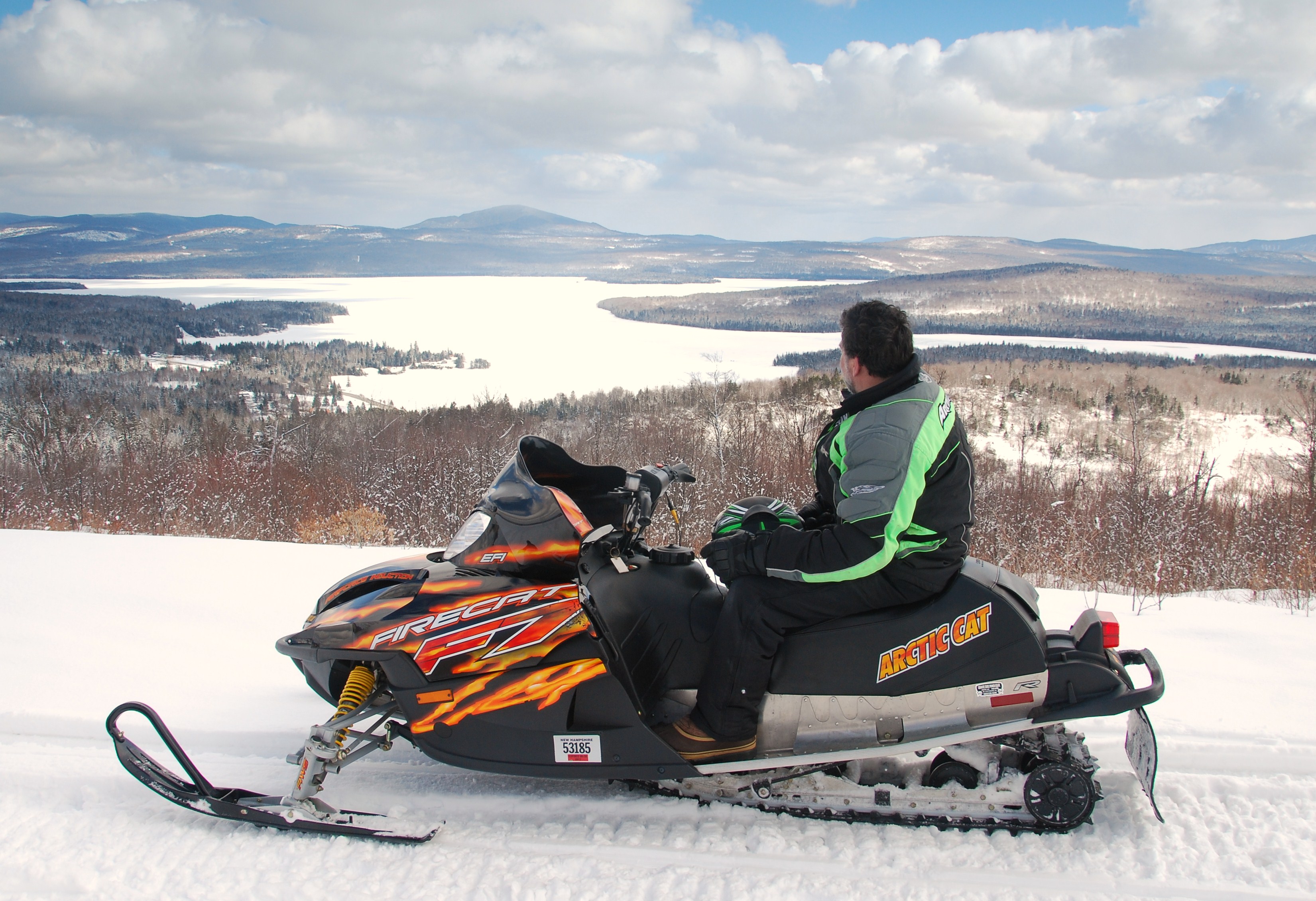 Snowmobilers in NH